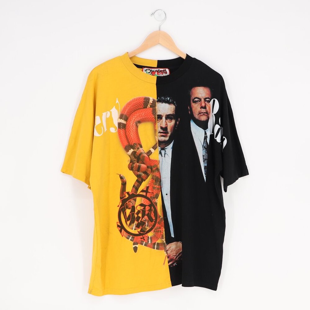 VERYRARE c/o Raf Reyes Artwear Wise Guy Snakes in the Hood Split Tee Size L - Picture 2 of 9